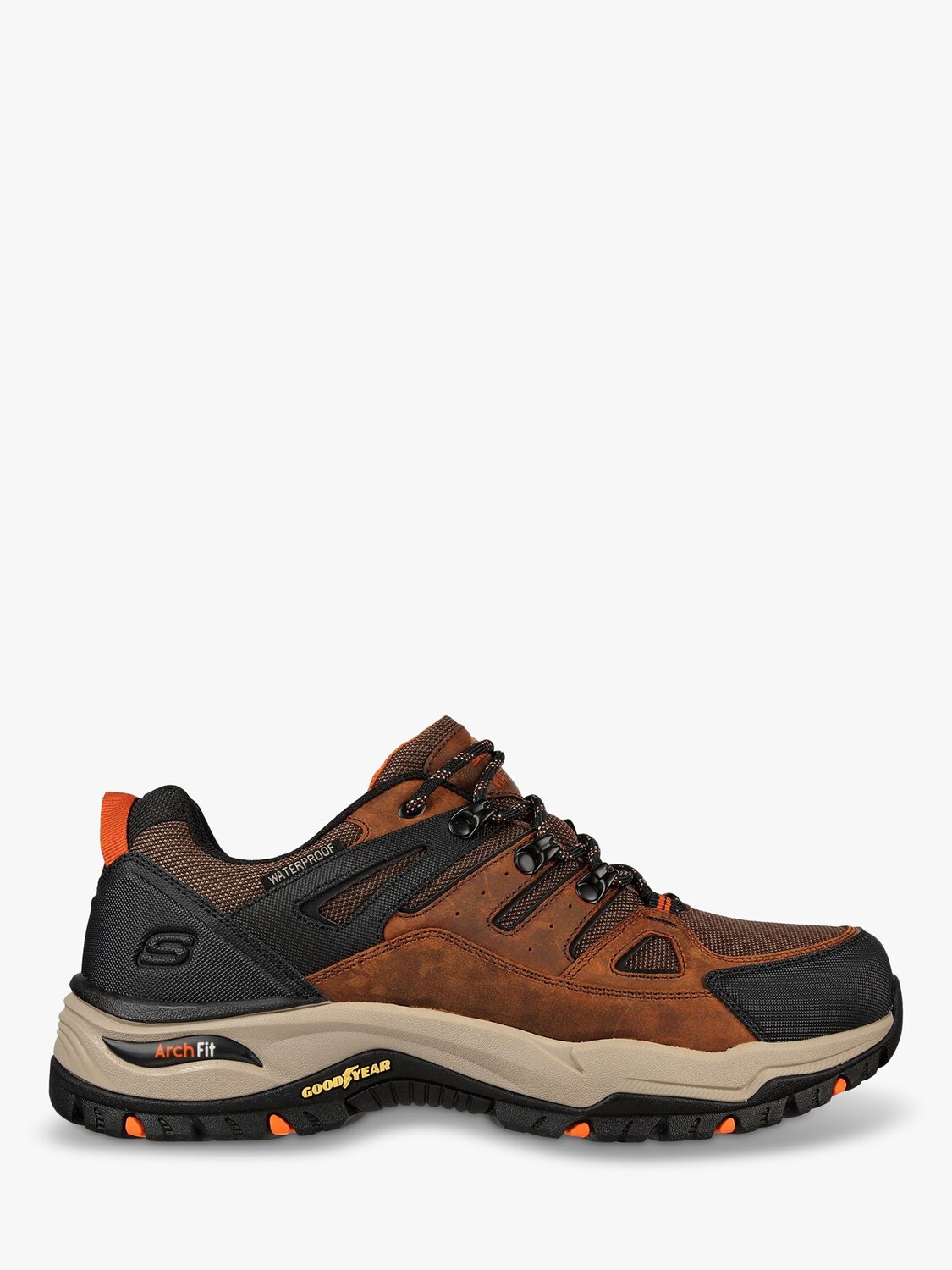 

Походные ботинки Skechers Arch Fit Dawson Argosa, темно-коричневые