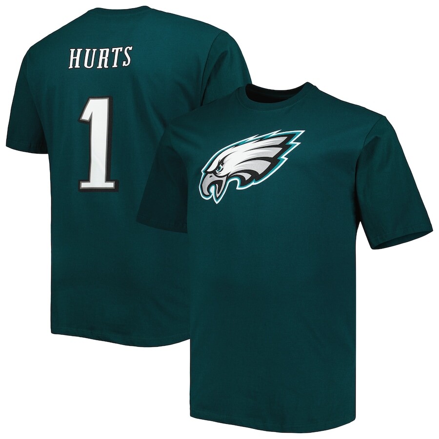 

Футболка с именем и номером Fanatics Branded Philadelphia Eagles, зеленый