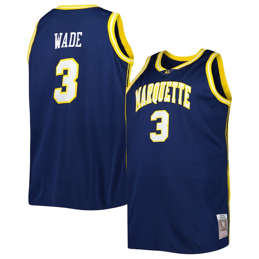 

Джерси Mitchell & Ness Marquette Golden Eagles, нави