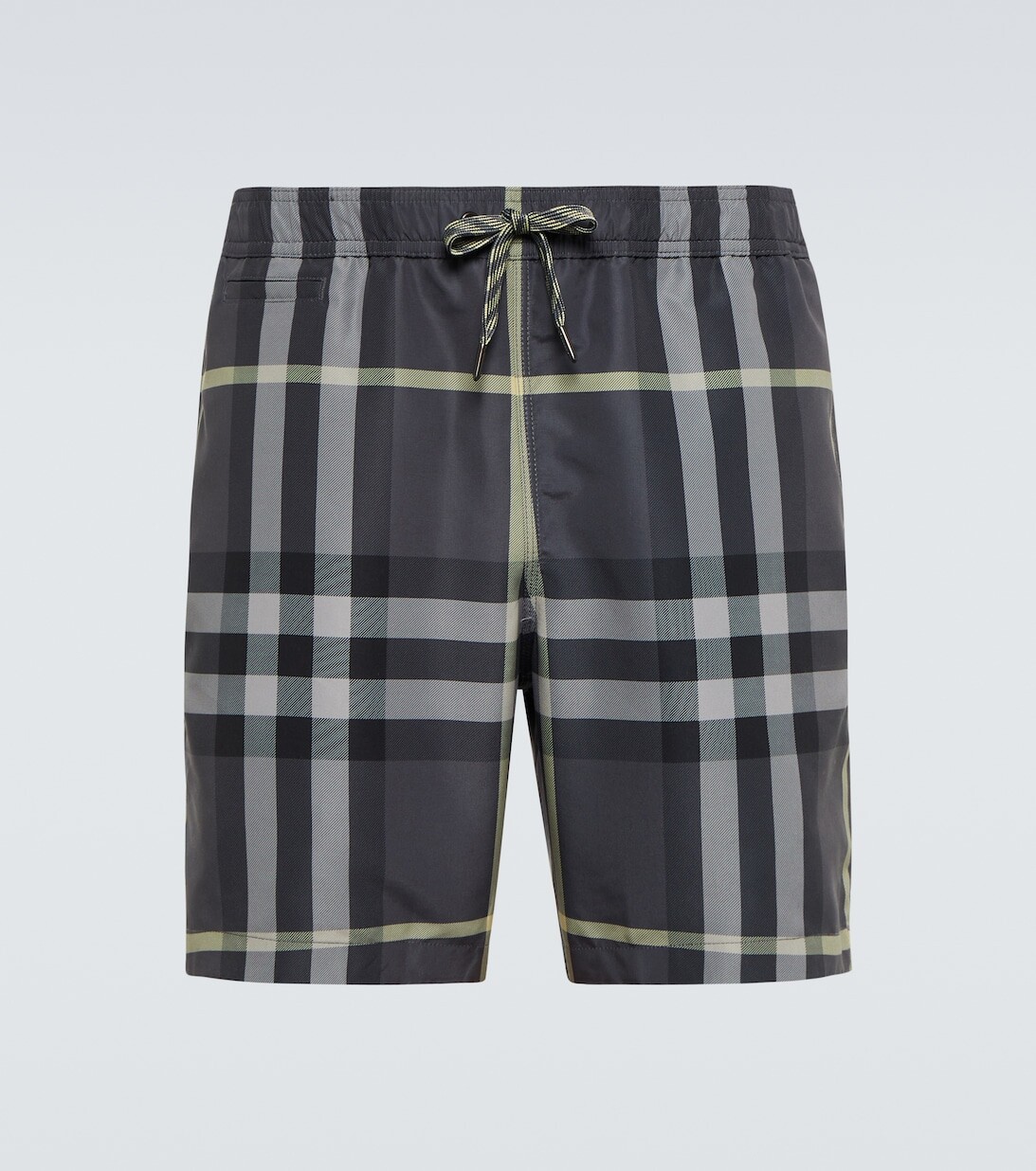 

Шорты в клетку Burberry, серый
