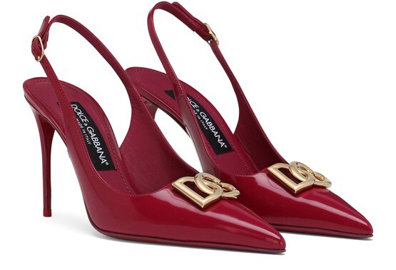 

Босоножки из полированной телячьей кожи Dolce & Gabbana