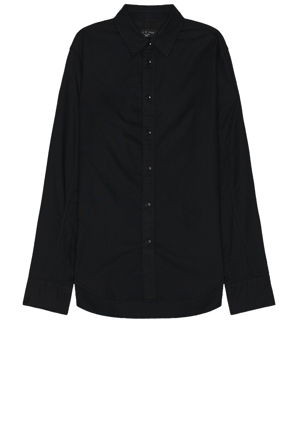 

Рубашка Rag & Bone Engineered Oxford, черный
