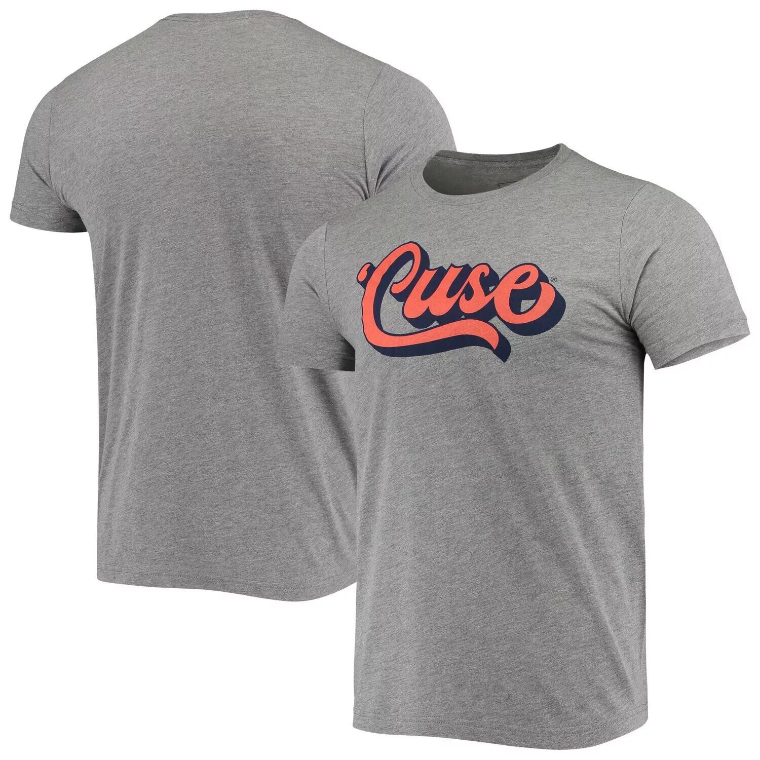 

Мужская футболка Homefield Heathered Grey Syracuse Orange Vintage 'Cuse Tri-Blend