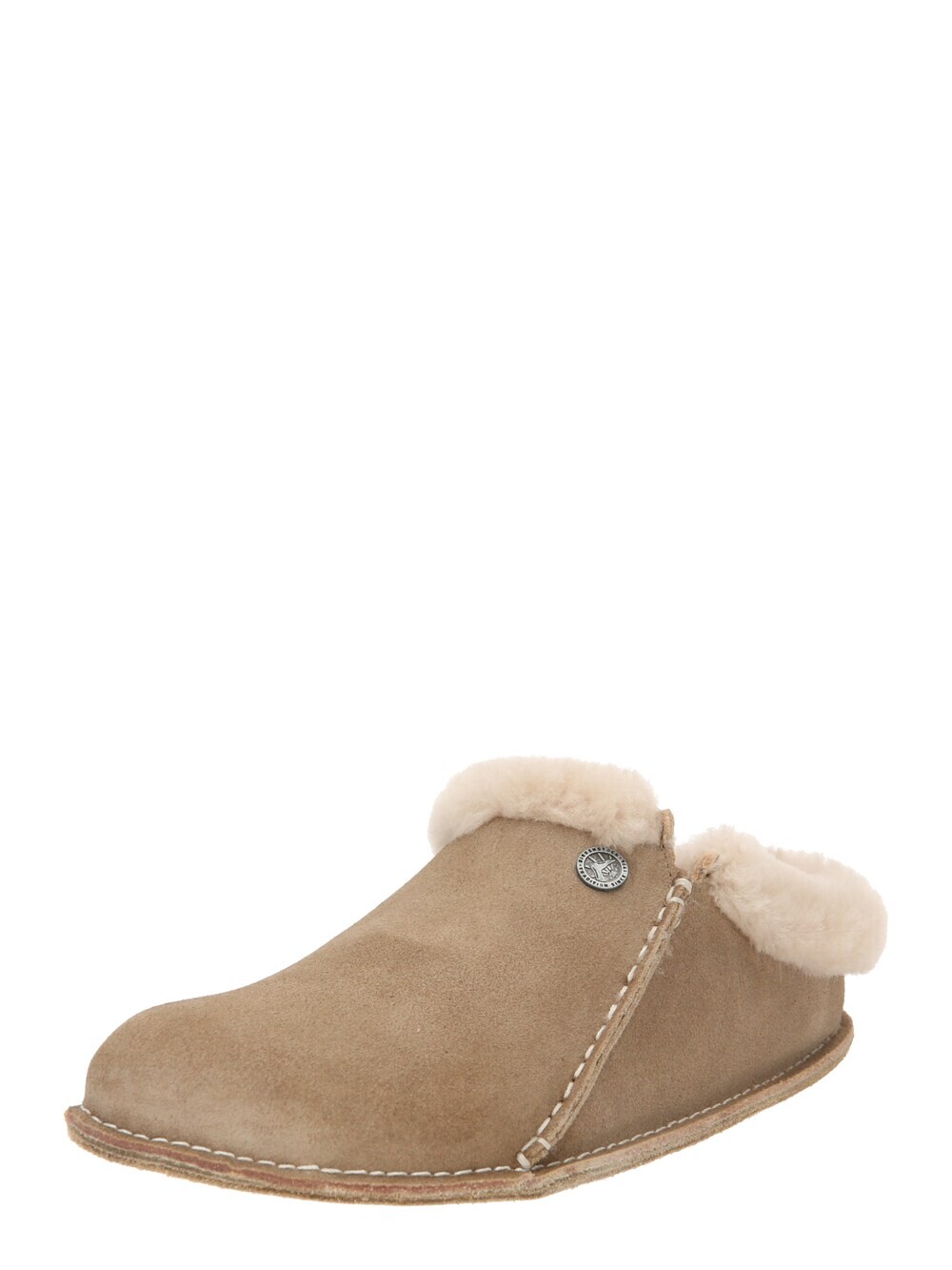 

Домашние тапочки Birkenstock Zermatt, бежевый/замша