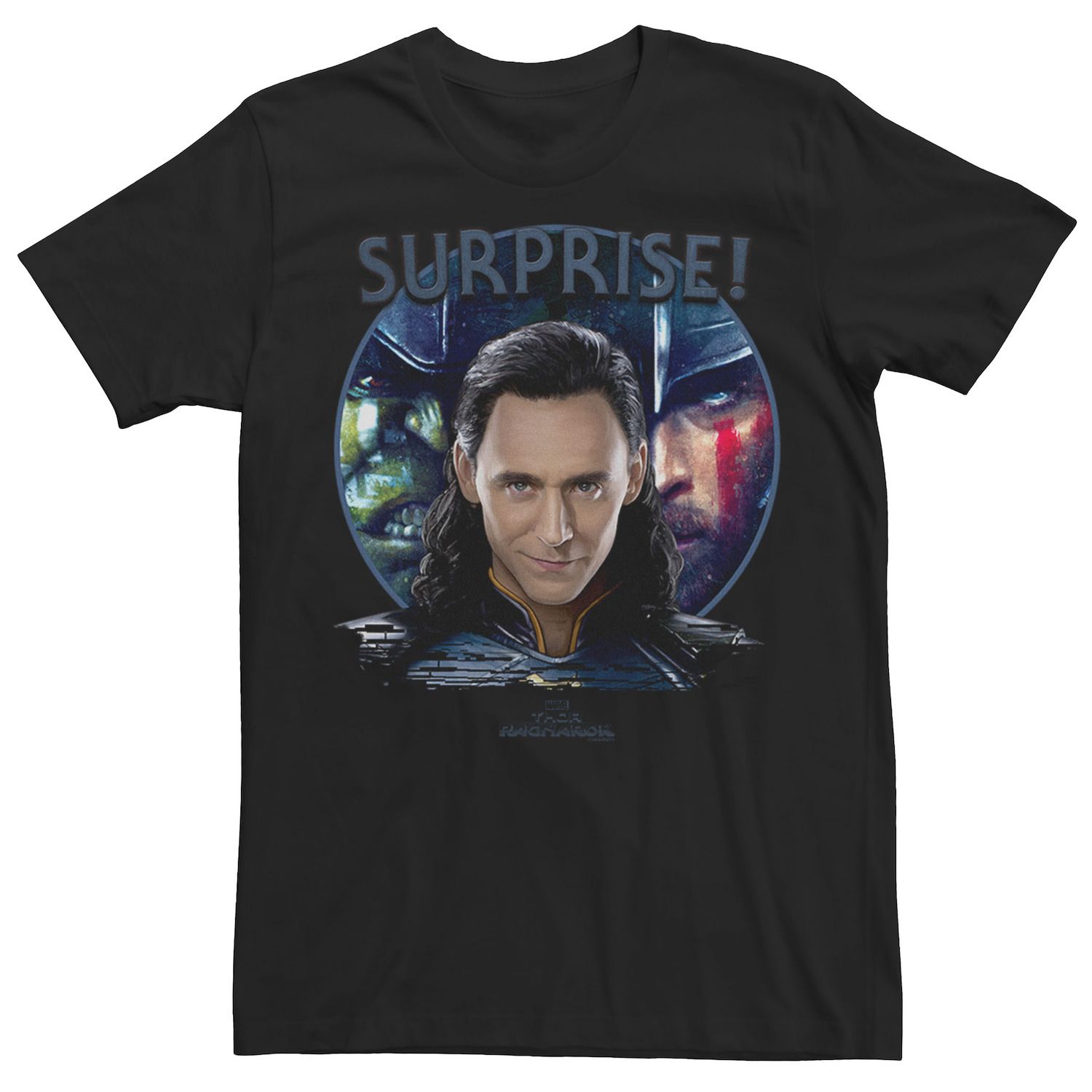 Мужская футболка Thor Ragnarok Loki Surprise Shadows Marvel, черный рюкзак халк thor ragnarok черный 2