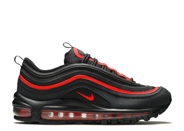 Nike AIR MAX 97 GS BLACK CHILE RED CDEK.Shopping