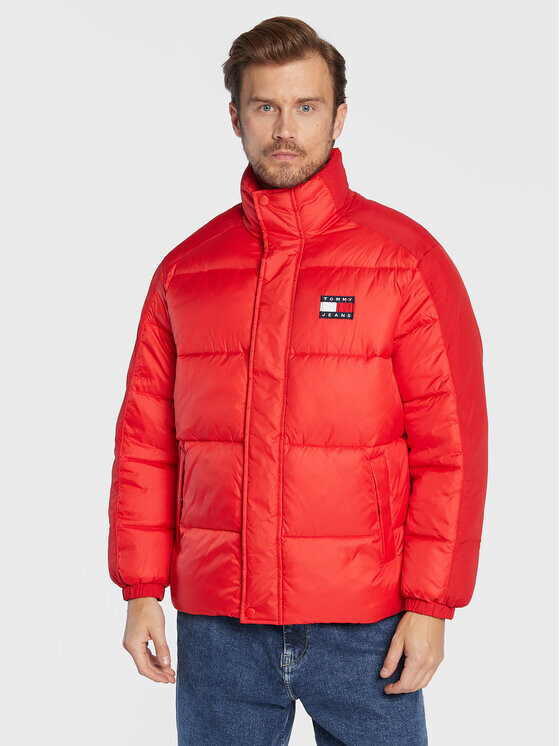 

Пуховик стандартного кроя Tommy Jeans, красный