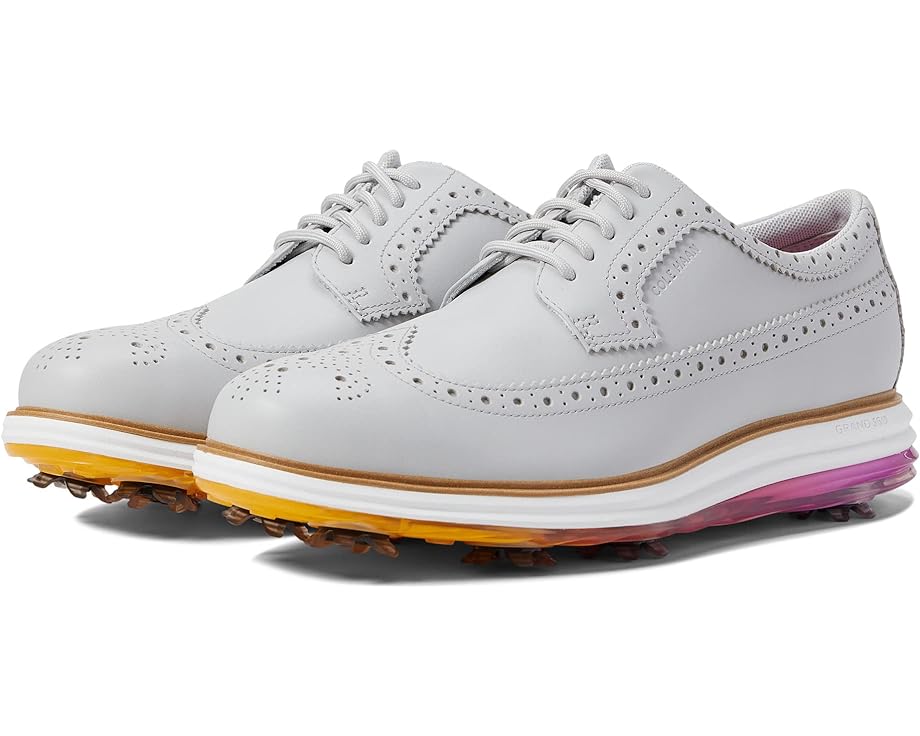 

Кроссовки Cole Haan Originalgrand Tour Golf Waterproof, цвет Oyster Mushroom/CH Fuchsia