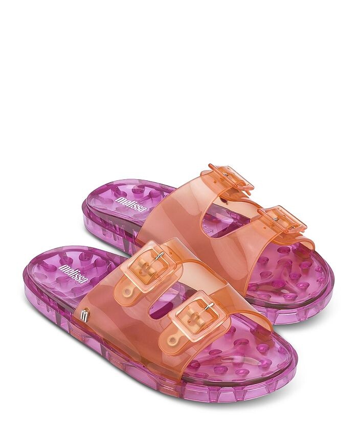 

Женские широкие сандалии без шнуровки с пряжкой Melissa