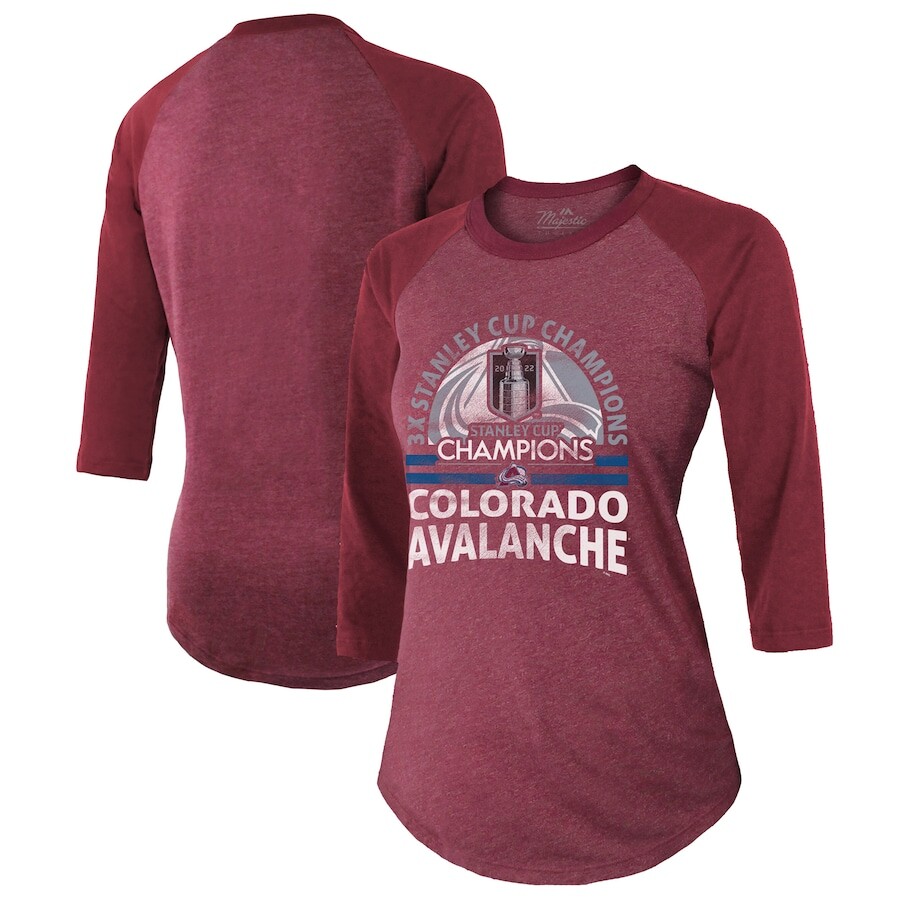 

Футболка с длинным рукавом Majestic Threads Colorado Avalanche, бордовый