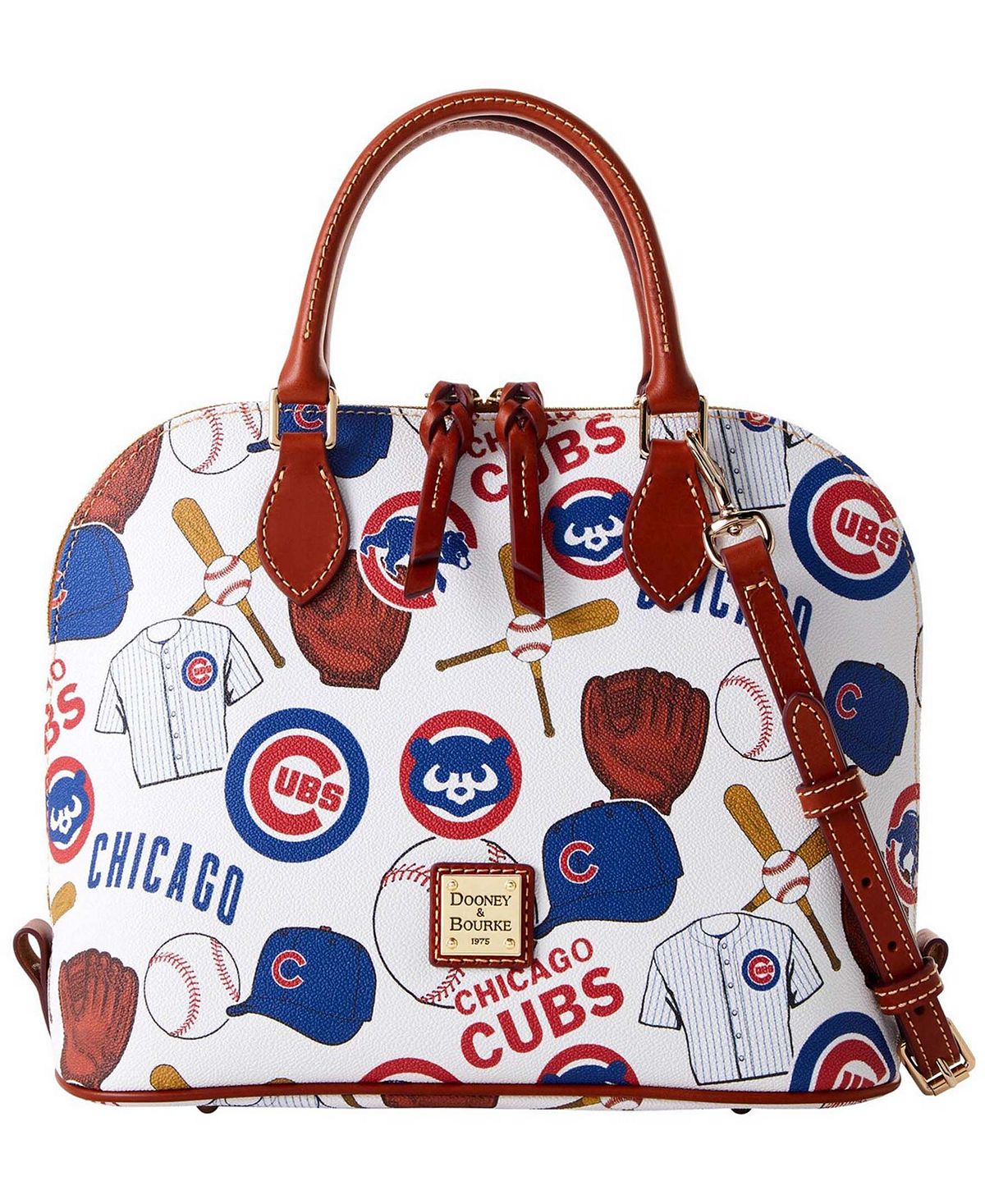 Женская белая сумка на молнии Chicago Cubs Game Day Dooney & Bourke, белый кошелек dooney