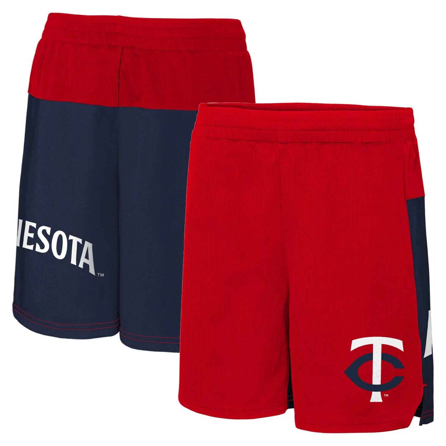 

Молодежные красные эластичные шорты Minnesota Twins 7th Inning Outerstuff