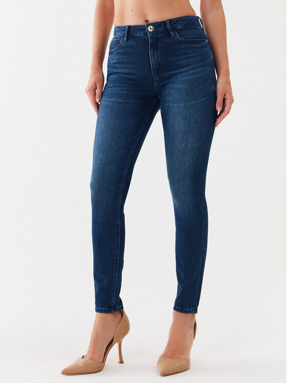 

Джинсы скинни Guess, синий