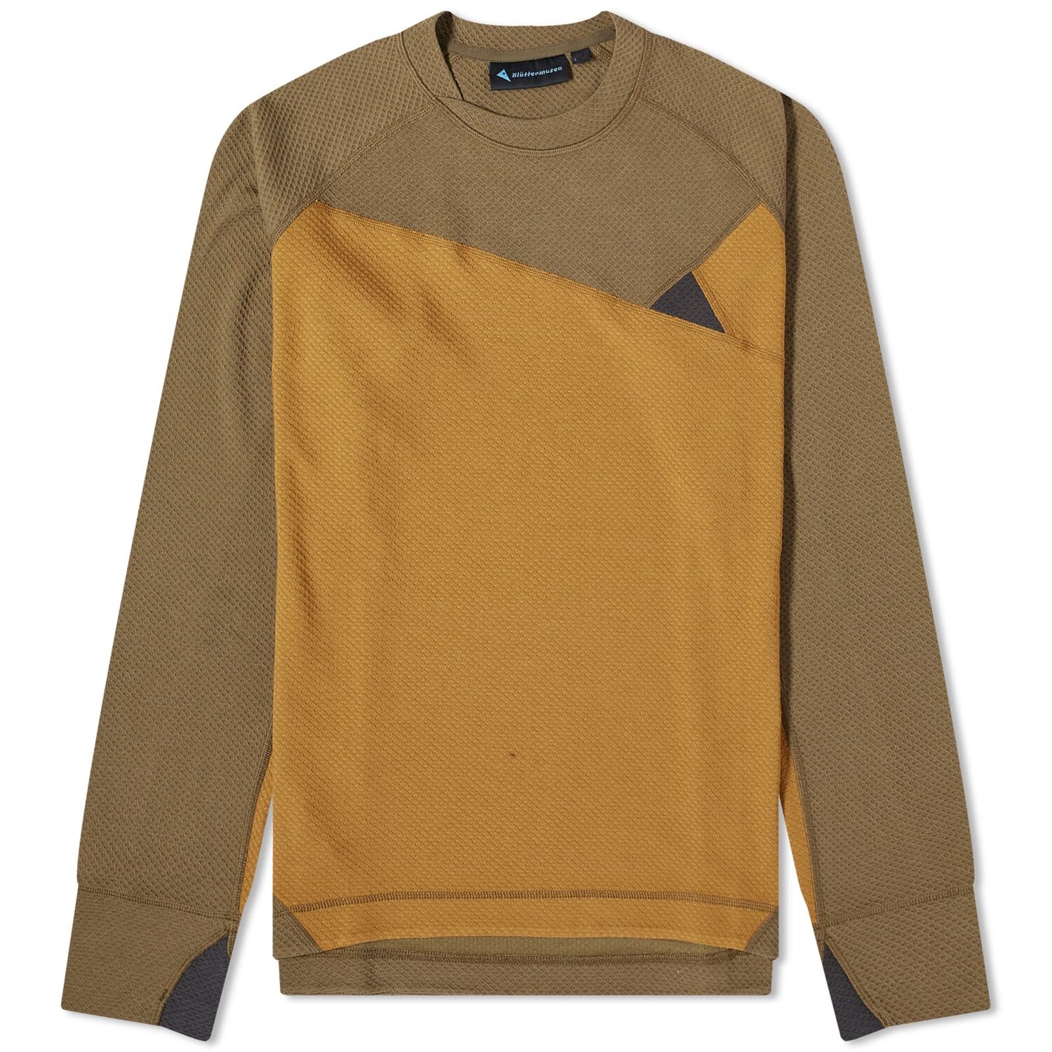 

Свитшот Klattermusen Huge Thermal, цвет Mustard & Olive