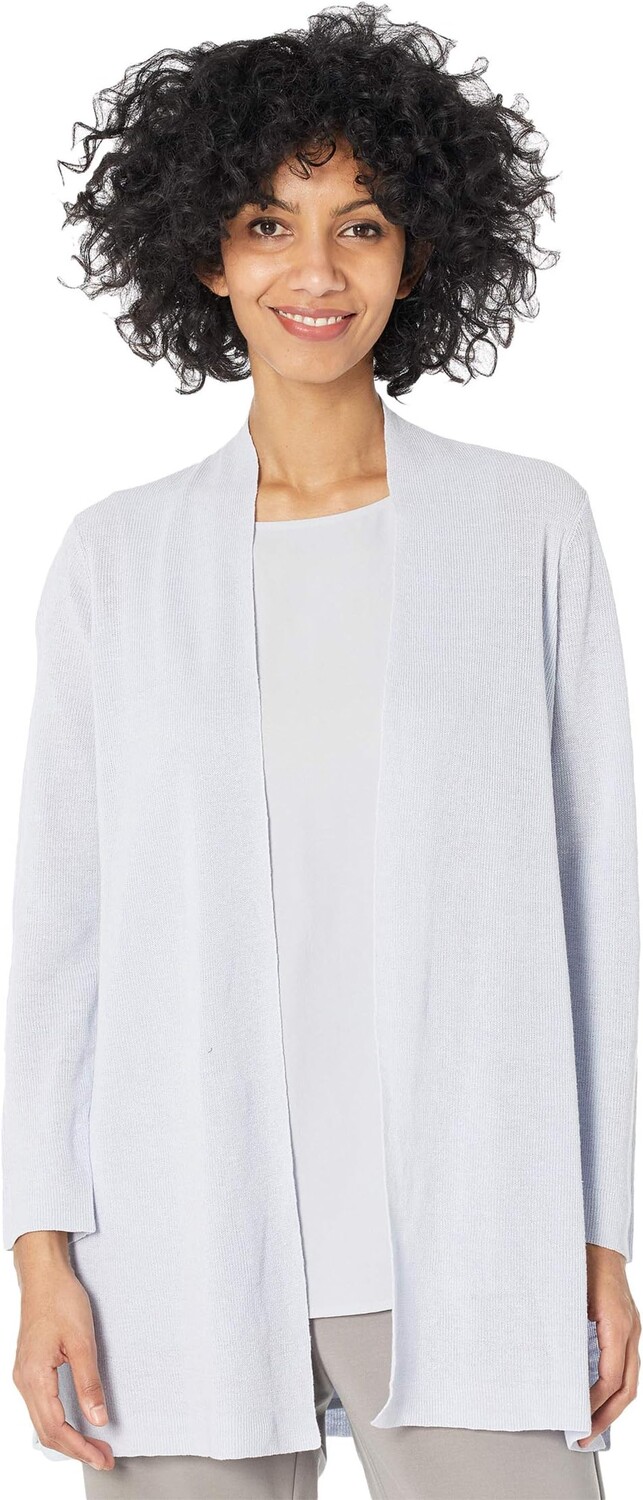 

Свитер Organic Linen Cotton Long Cardi Eileen Fisher, цвет India Sky