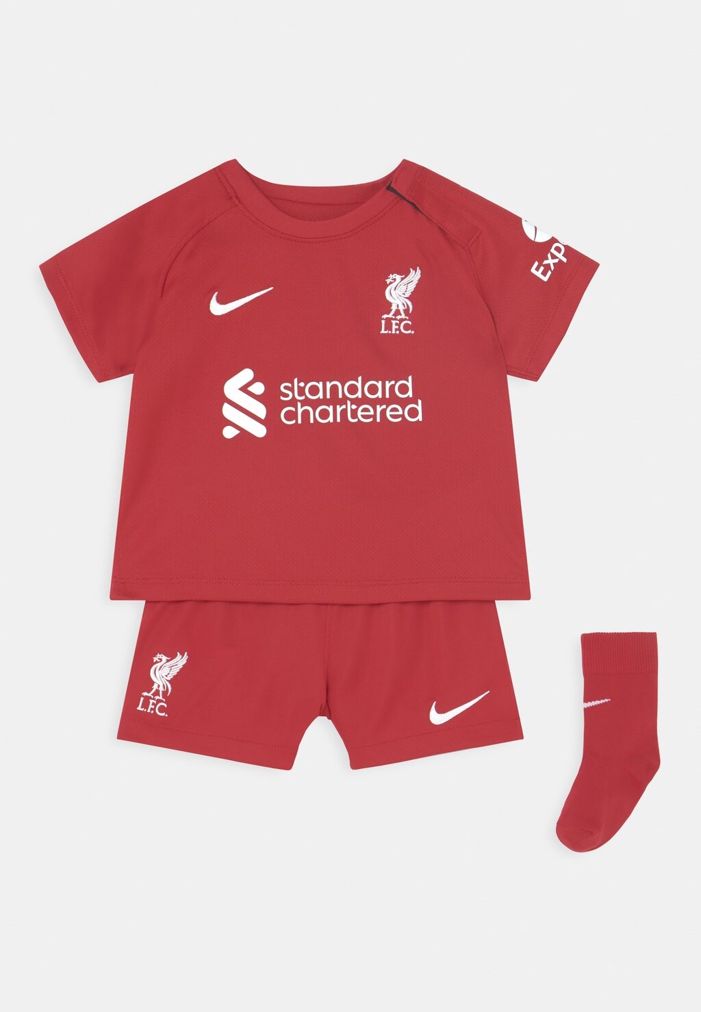 

Комплект LFC I NK DF KIT HM Nike, цвет tough red/white