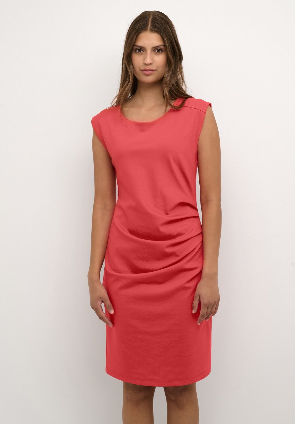 

Трикотажное платье INDIA ROUND-NECK Kaffe, коралл