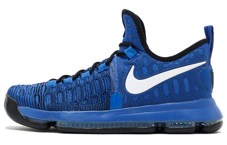 

Nike KD 9 на корте синий