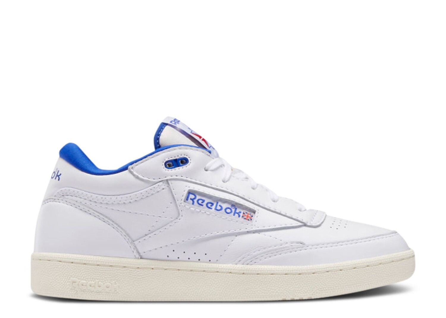 

Кроссовки Reebok Club C Mid 2 Vintage 'White Bright Cobalt', белый