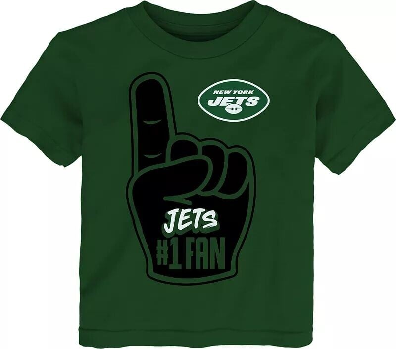 

Зеленая футболка команды Nfl Team Apparel для малышей New York Jets Handoff