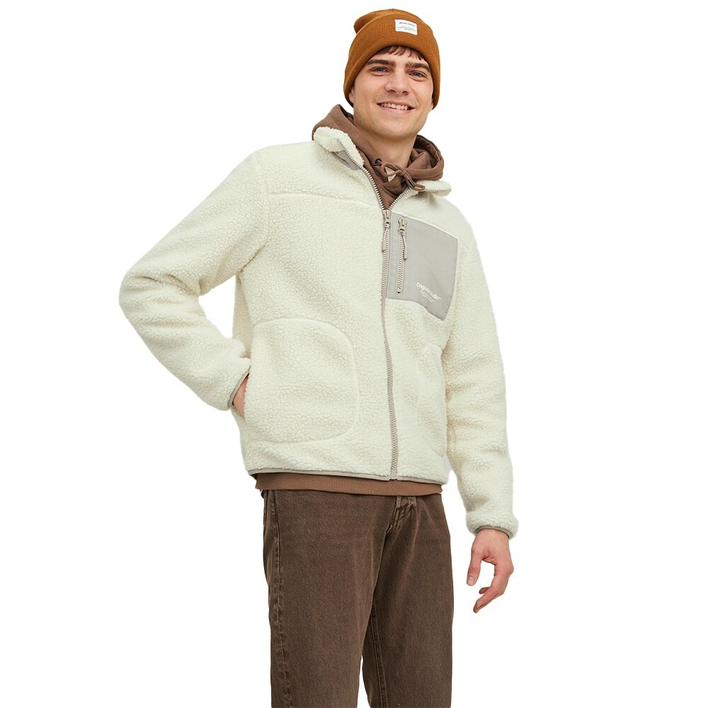 

Куртка Jack & Jones Vesterbro Teddy Puffer, бежевый