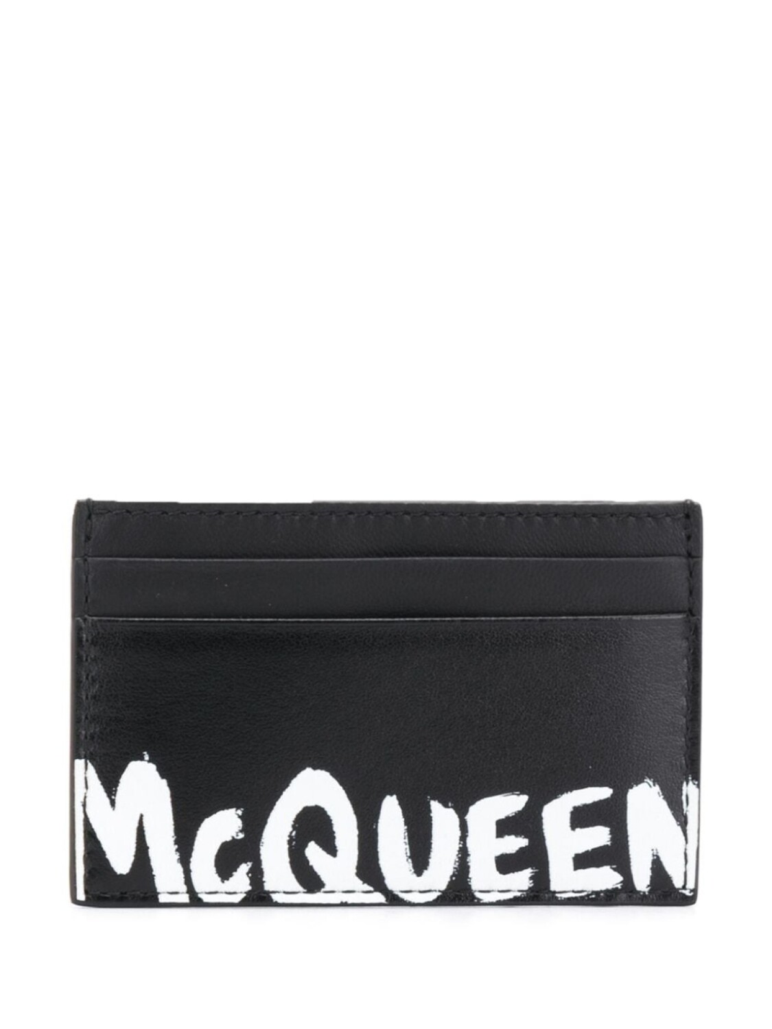 

Alexander McQueen картхолдер с логотипом, черный