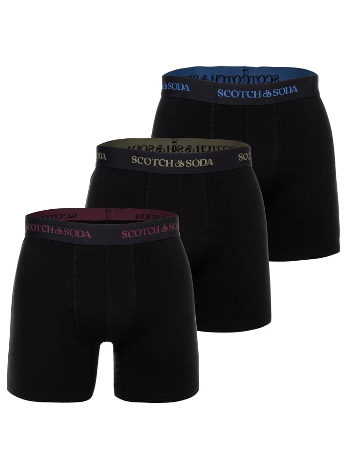 

Боксеры Scotch & Soda short 3er Pack, черный