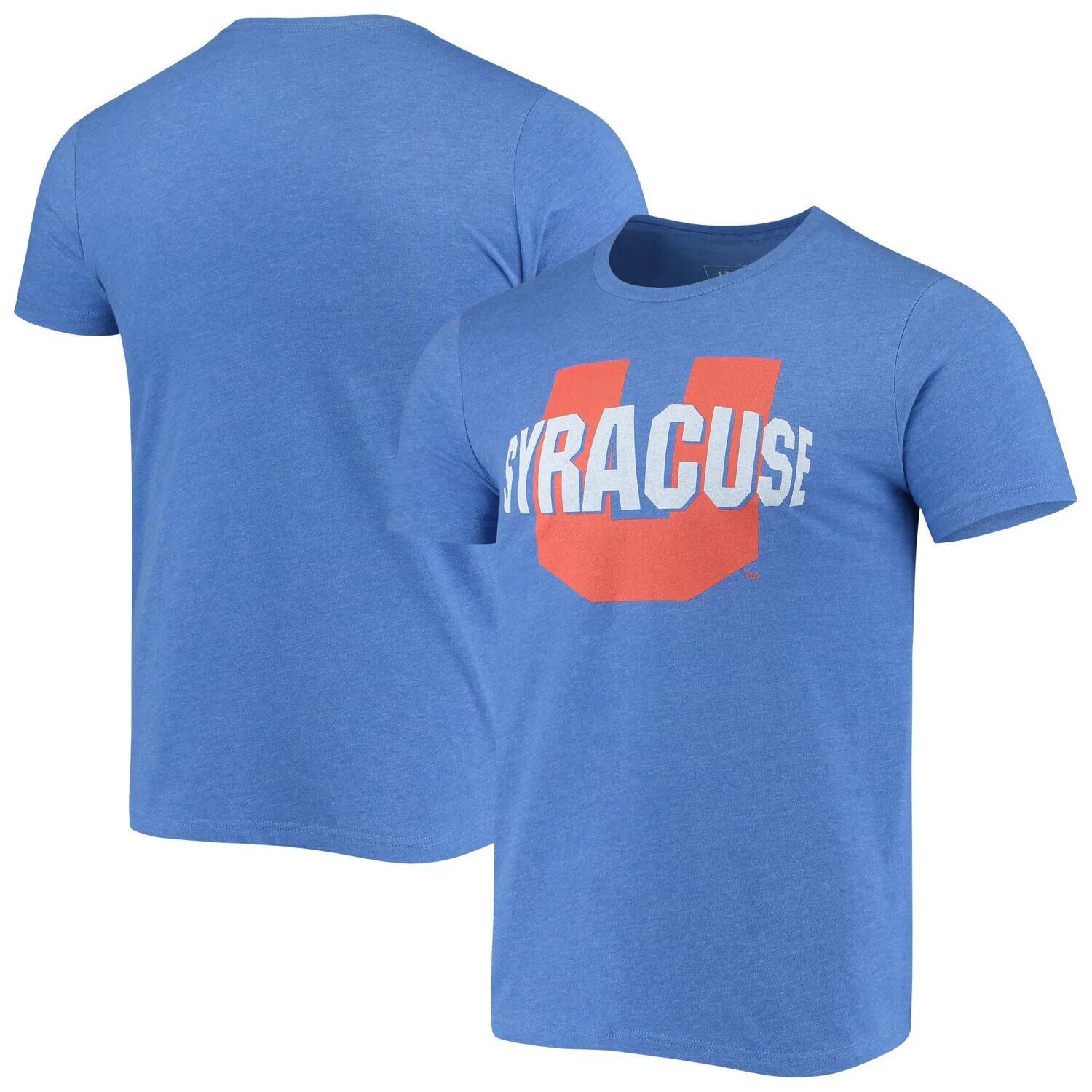 

Мужская футболка Homefield Heathered Royal Syracuse Orange Vintage 90-х