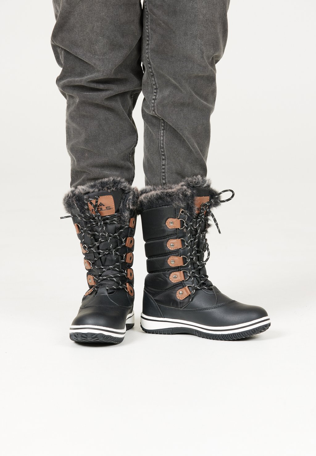 Зимние ботинки ENFIELD Mols, цвет black зимние ботинки mols rabon