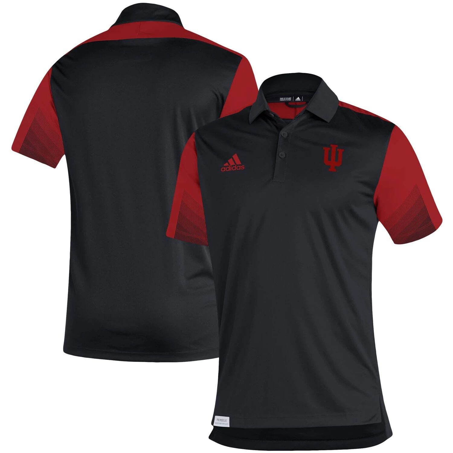 

Мужские поло adidas Black Indiana Hoosiers 2021 Sideline Primeblue