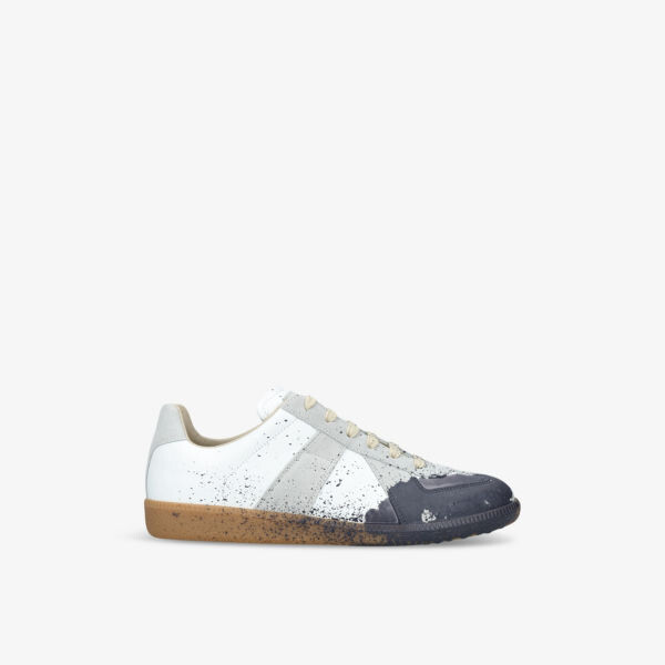 

Низкие кроссовки Replica paint из кожи Maison Margiela, белый