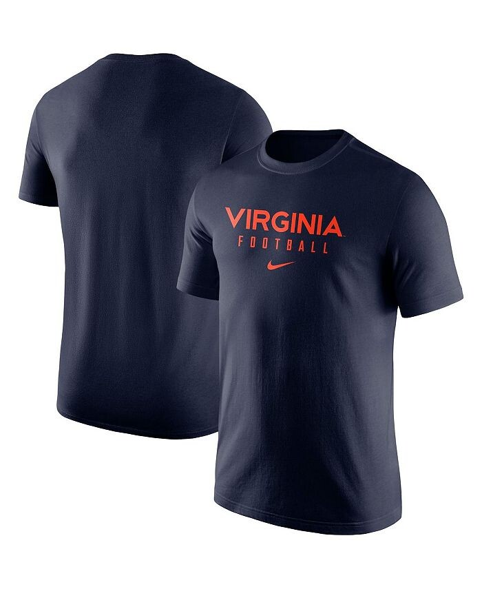 

Мужская темно-синяя футболка Virginia Cavaliers Team Issue Performance Nike, синий
