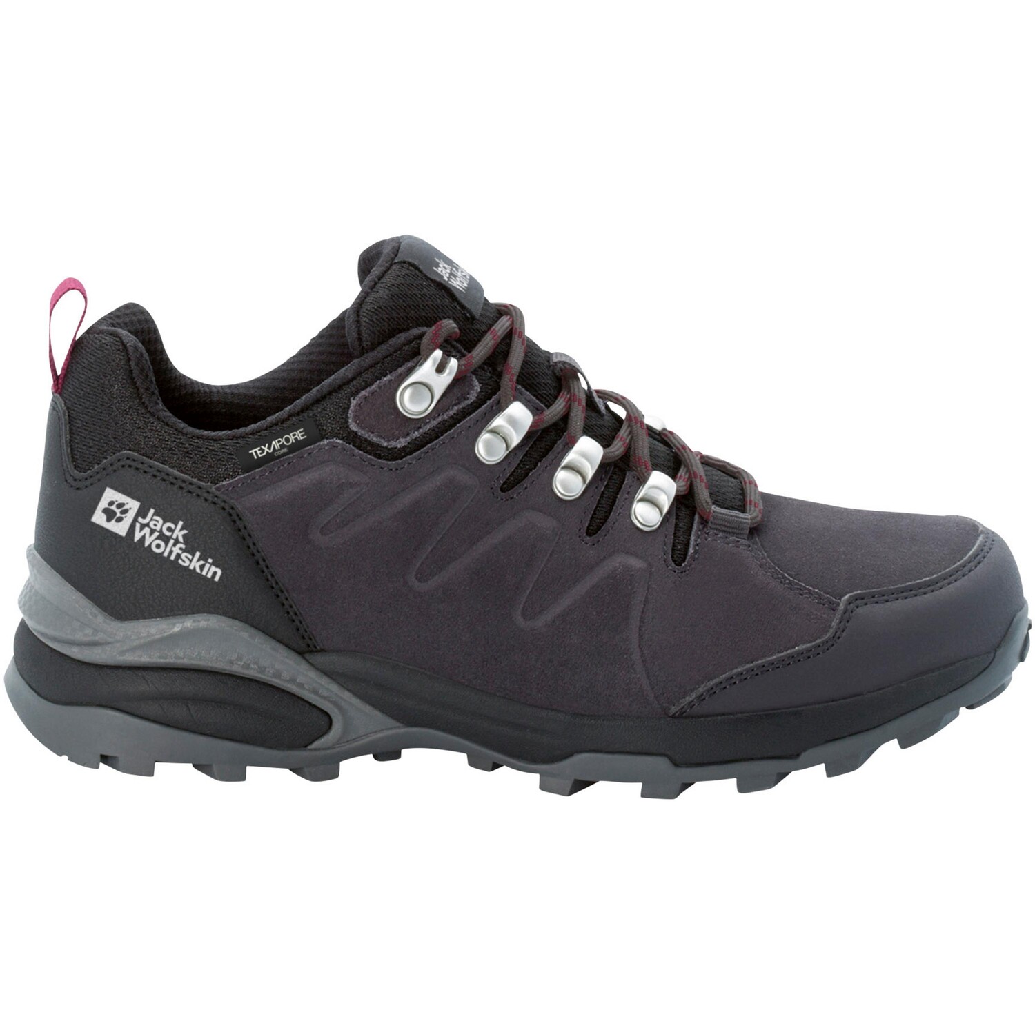 

Походная обувь Jack Wolfskin REFUGIO TEXAPORE LOW, цвет dark steel-purple