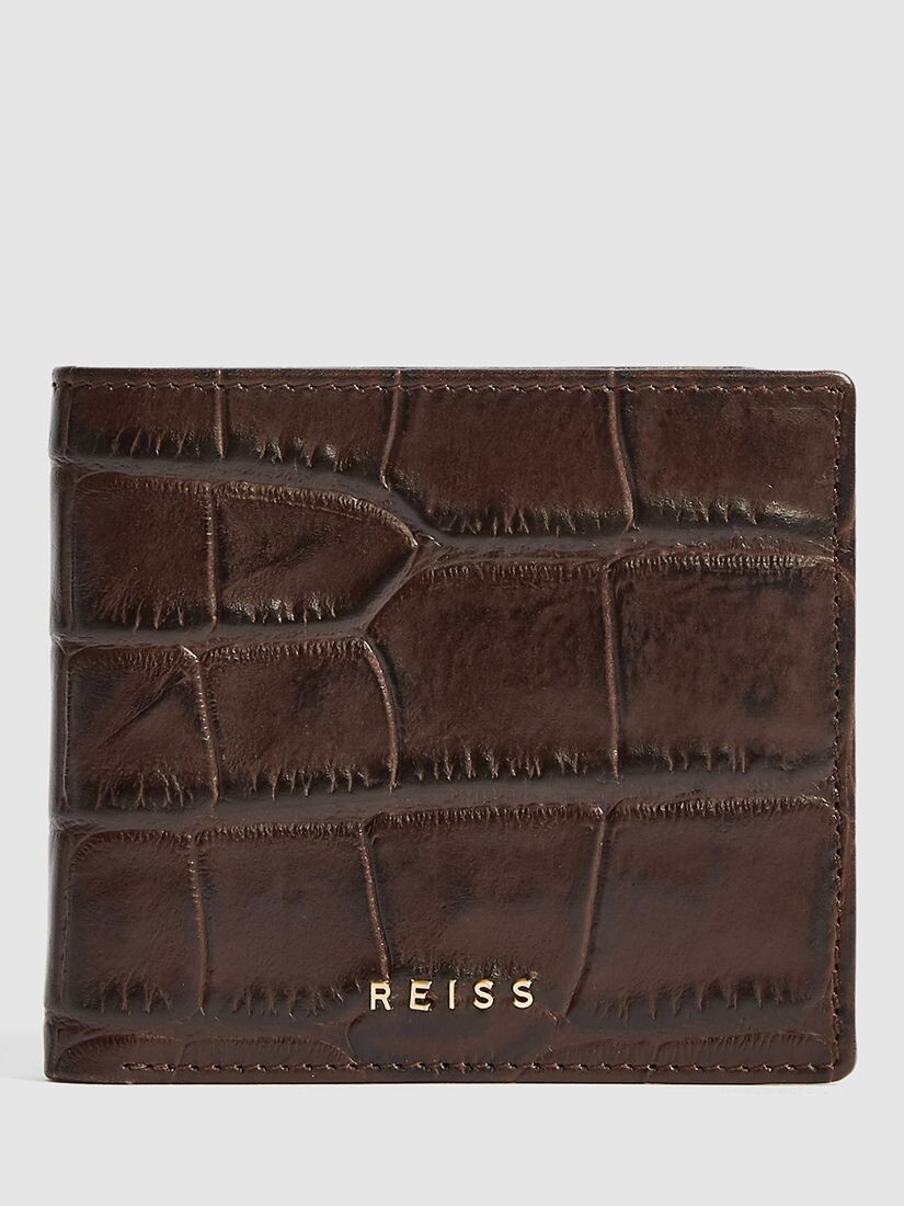 

Кожаный кошелек Reiss Cabot, шоколадный