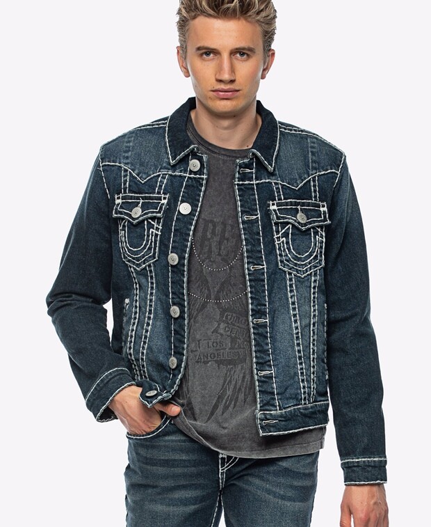 

Джинсовая куртка True Religion, синий