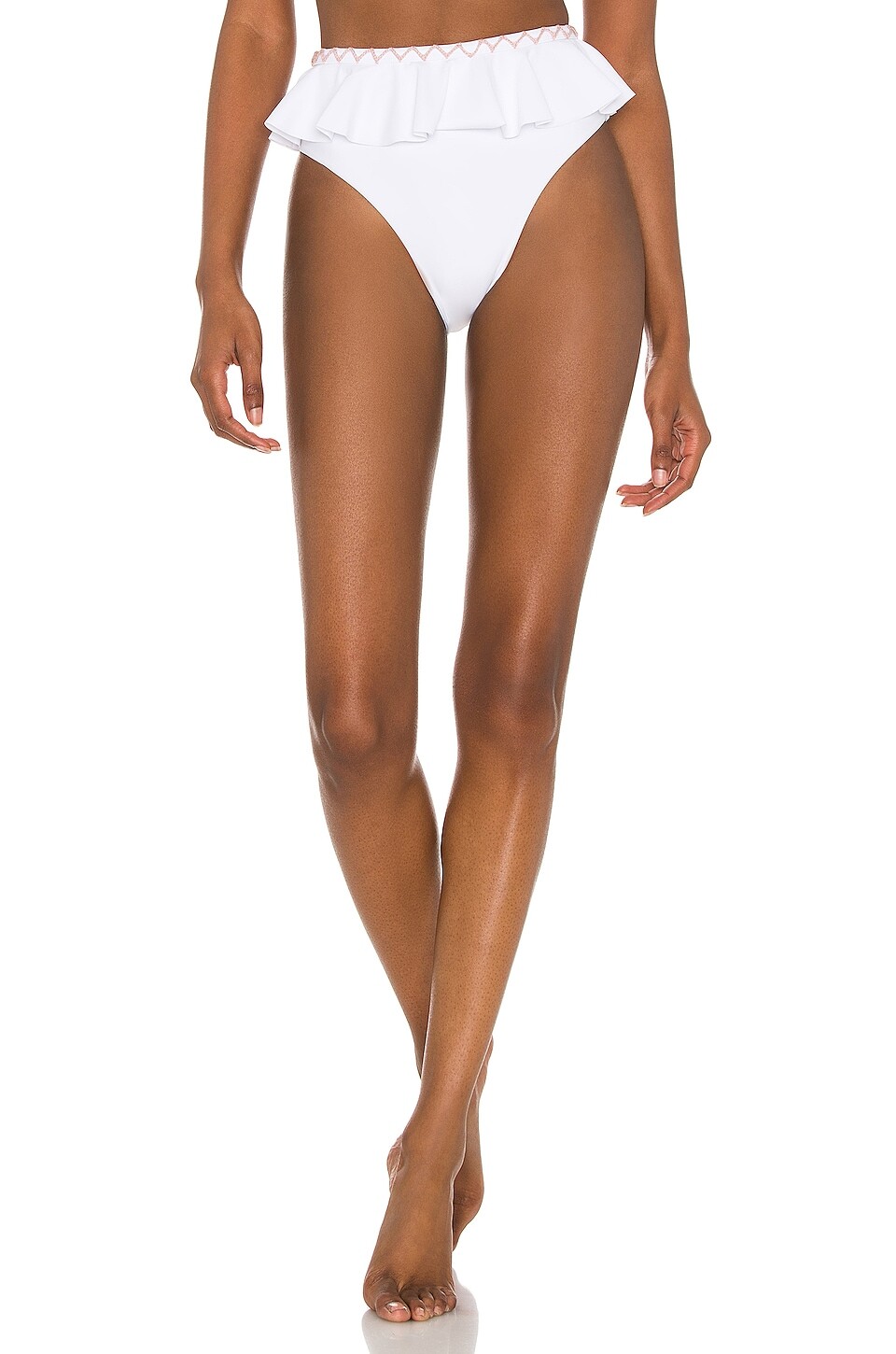 

Плавки Tularosa Decklan High Waist, цвет White & Blush