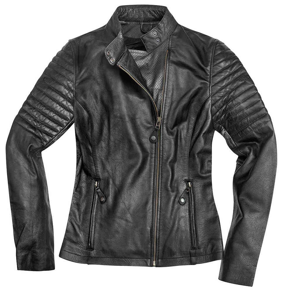 Женская мотоциклетная кожаная куртка Shona Black-Cafe London цена и фото