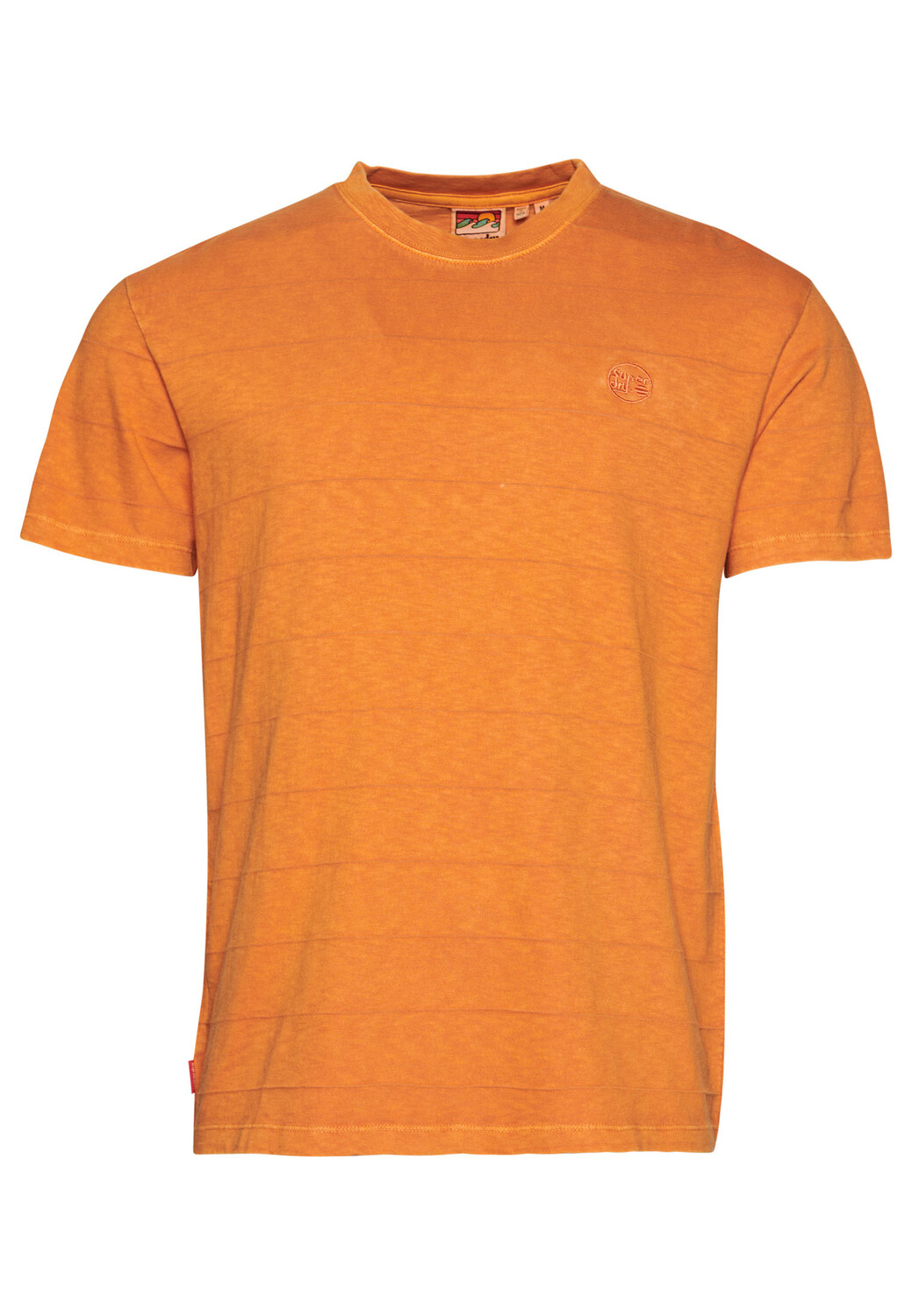 

Superdry футболка в полоску с винтажным эффектом, орнажевый