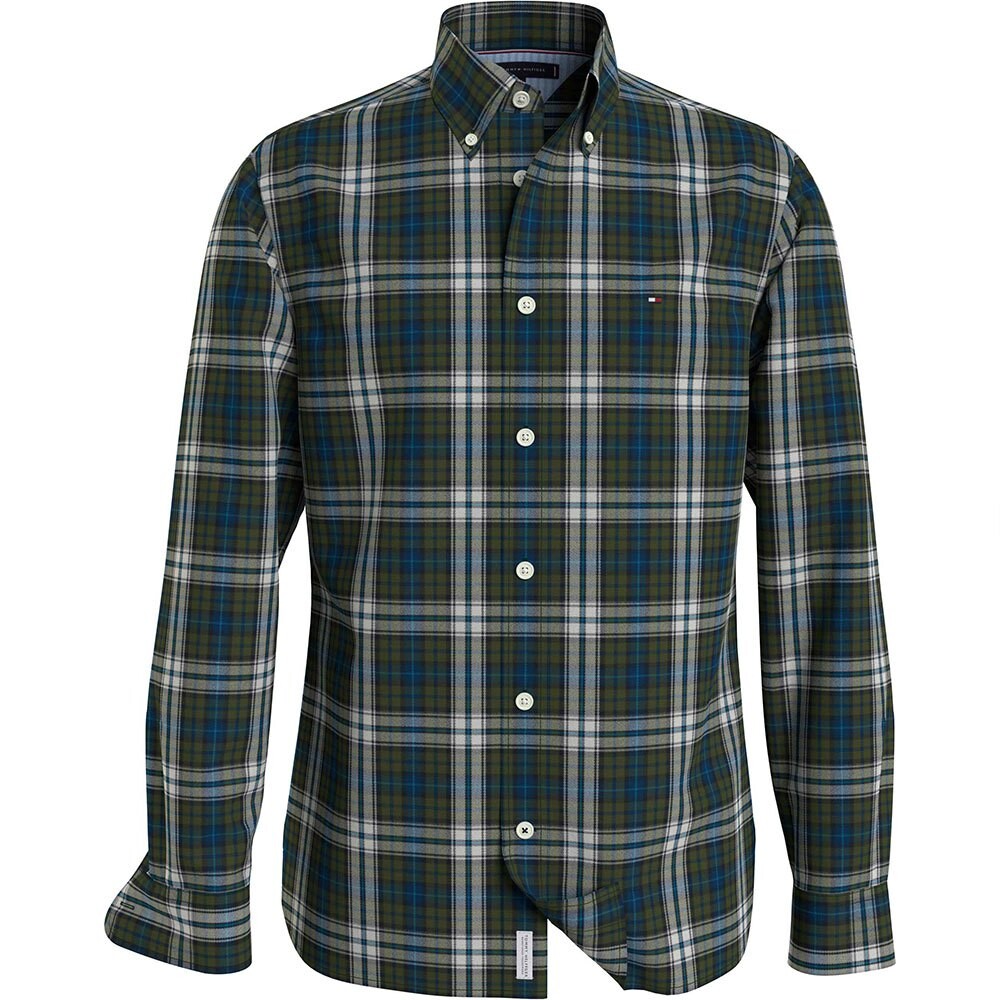 

Рубашка Tommy Hilfiger Brushed Tartan Small, зеленый