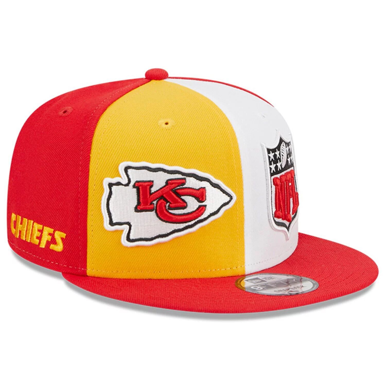 

Мужская кепка New Era Gold/Red Kansas City Chiefs 2023 Sideline 9FIFTY Snapback