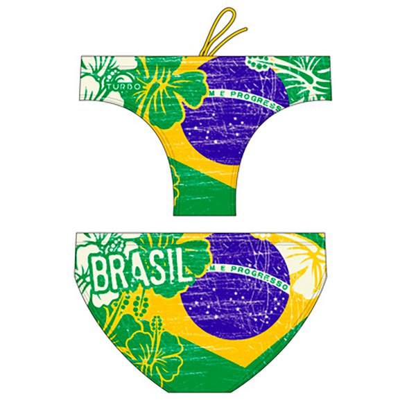 Плавки Turbo Brasil Vintage 2013 Waterpolo, зеленый
