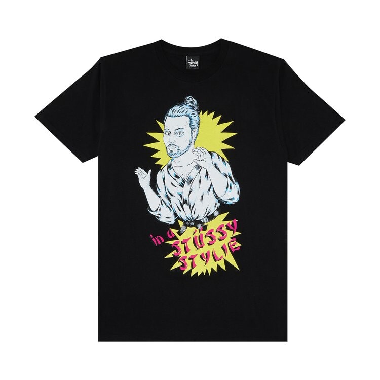 

Футболка Stussy Stylie 'Black', черный