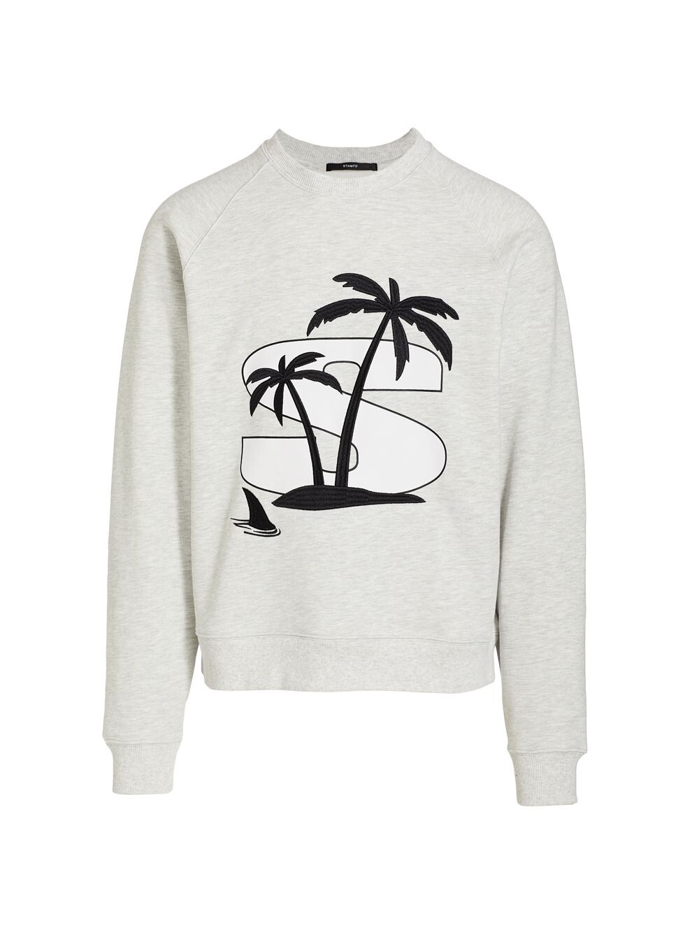 

Толстовка с логотипом Island STAMPD, серый