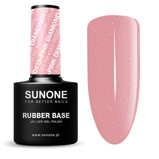 

Гибридный лак с розовым бриллиантом на каучуковой основе №15, 12 г Sunone