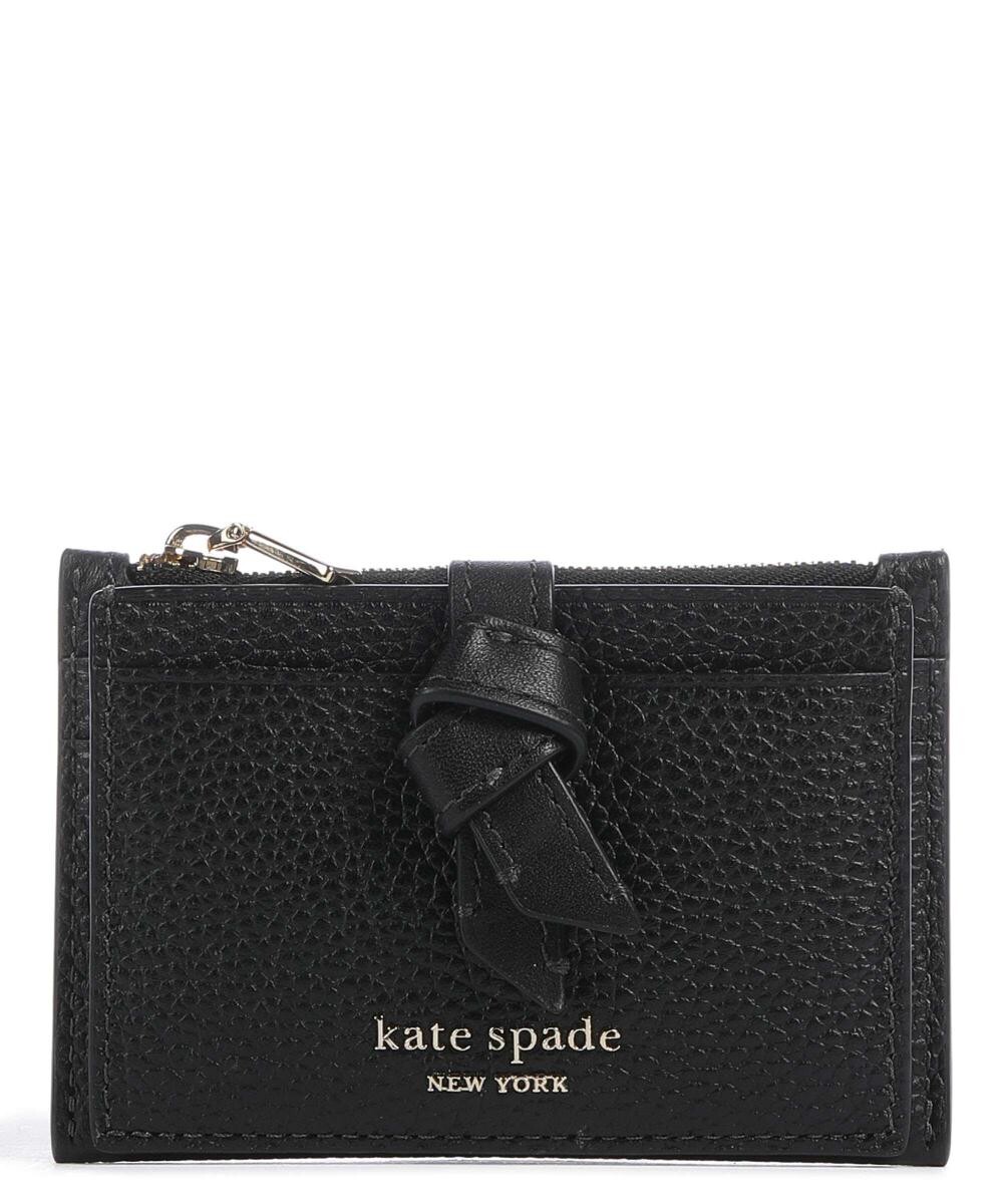 

Кредитница Knott из зерненой яловой кожи Kate Spade New York, черный