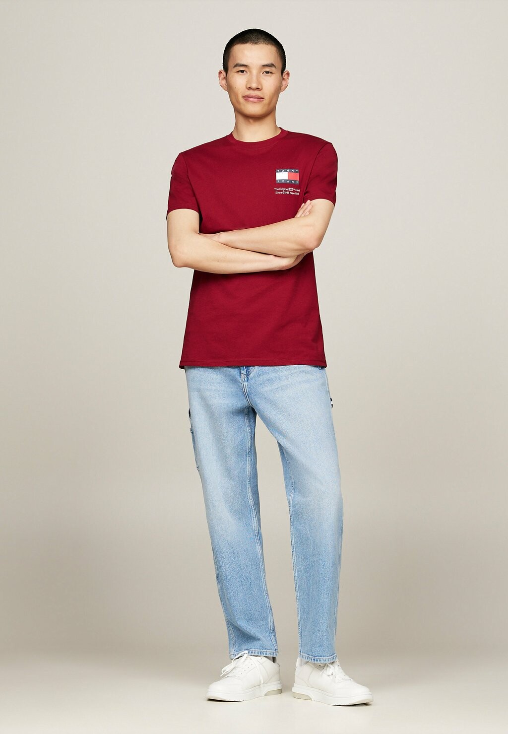 

Базовая футболка Tommy Hilfiger, светло-красный