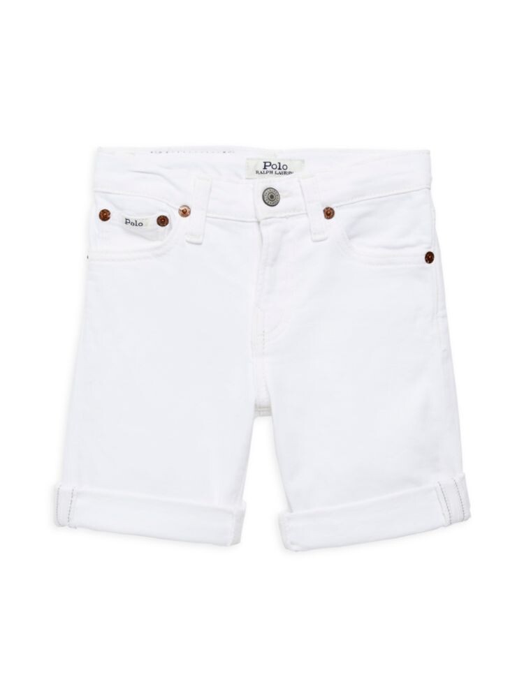 

Джинсовые шорты для маленьких мальчиков Ralph Lauren, цвет Dell White