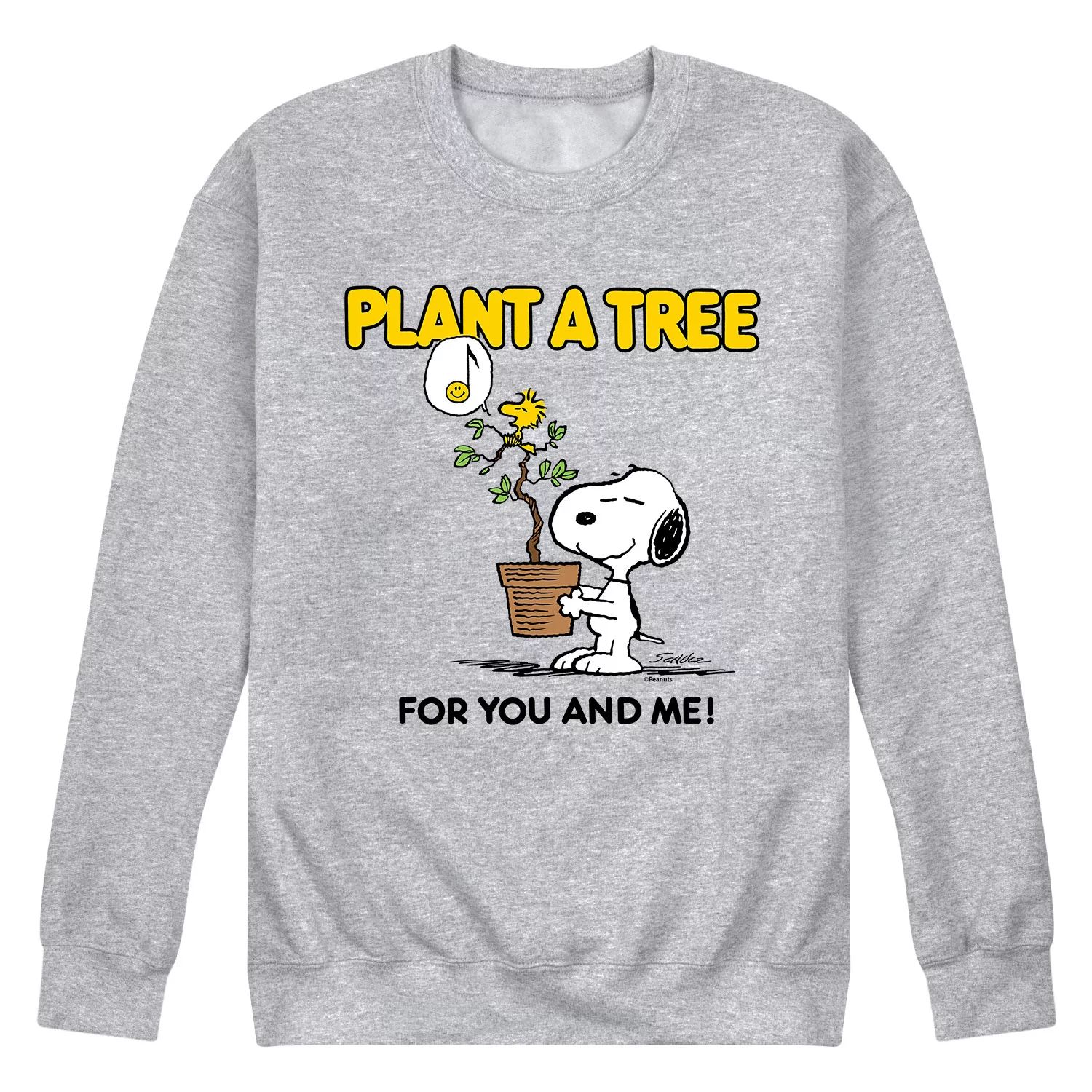 Мужской свитшот Peanuts Plant A Tree Licensed Character