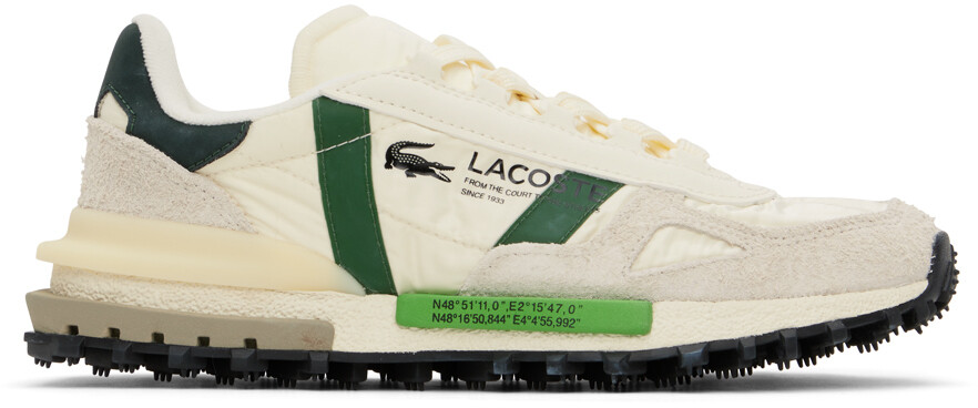 

Кремового цвета Брендовые кроссовки Elite Active Lacoste