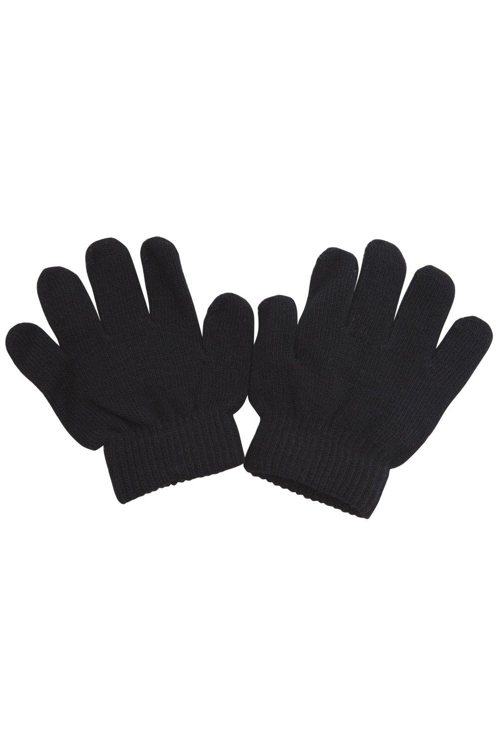 Зимние волшебные перчатки Universal Textiles, черный распродажа термовязаные зимние перчатки universal textiles серый